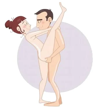 posição canguru perneta sexual