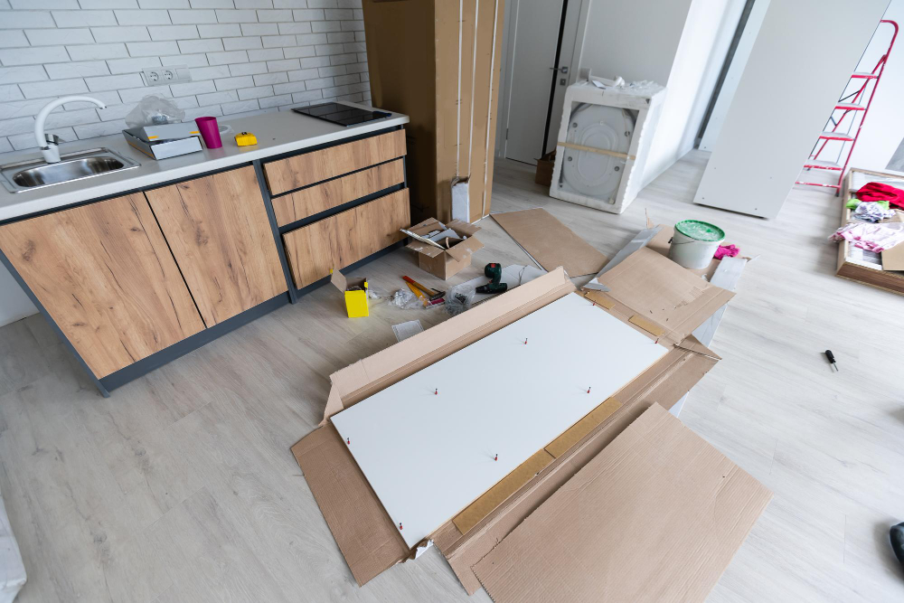 installing new induction hob modern kitchen kitchen installation kitchen cabinet 1