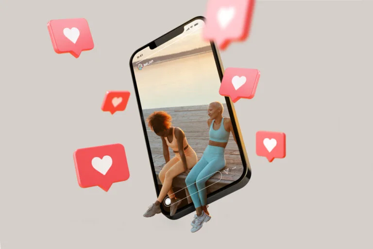 influencers relaxing posting social media