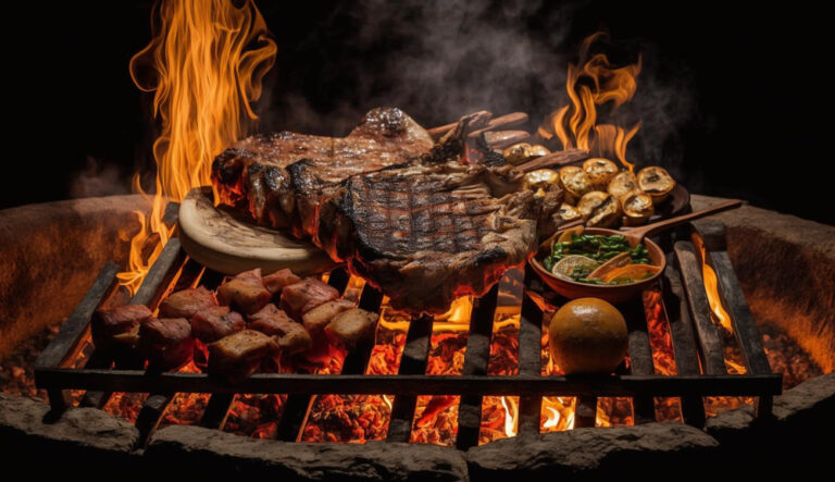 Como fazer churrasco argentino perfeito? 1 churrasco sal grosso 1